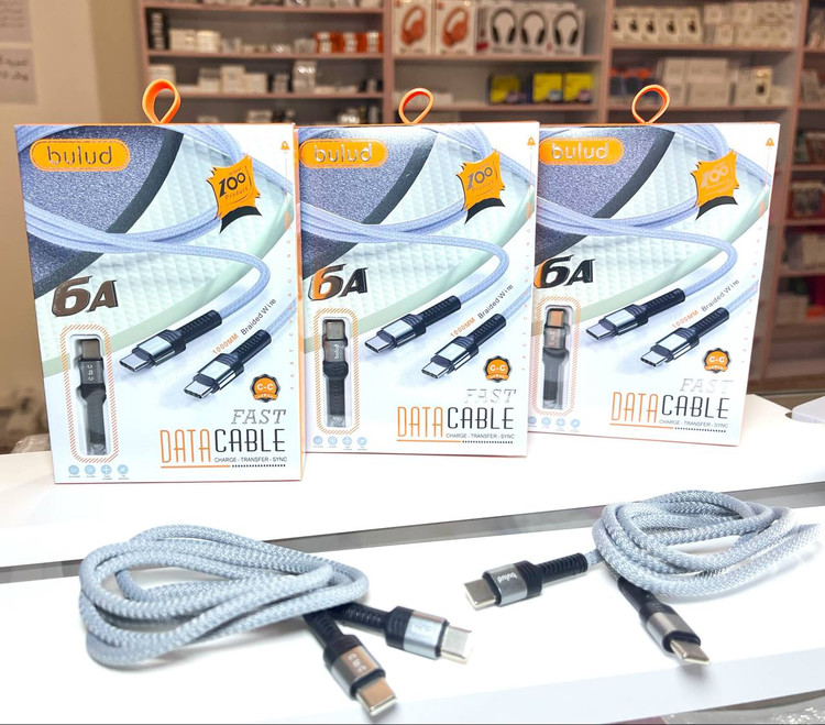 ✨ توان فوقالعاده 100W شارژ سریع واقعی ✨ جنس کنفی مقاوم ضدپارگی ضدخمیدگی، طول عمر بالا