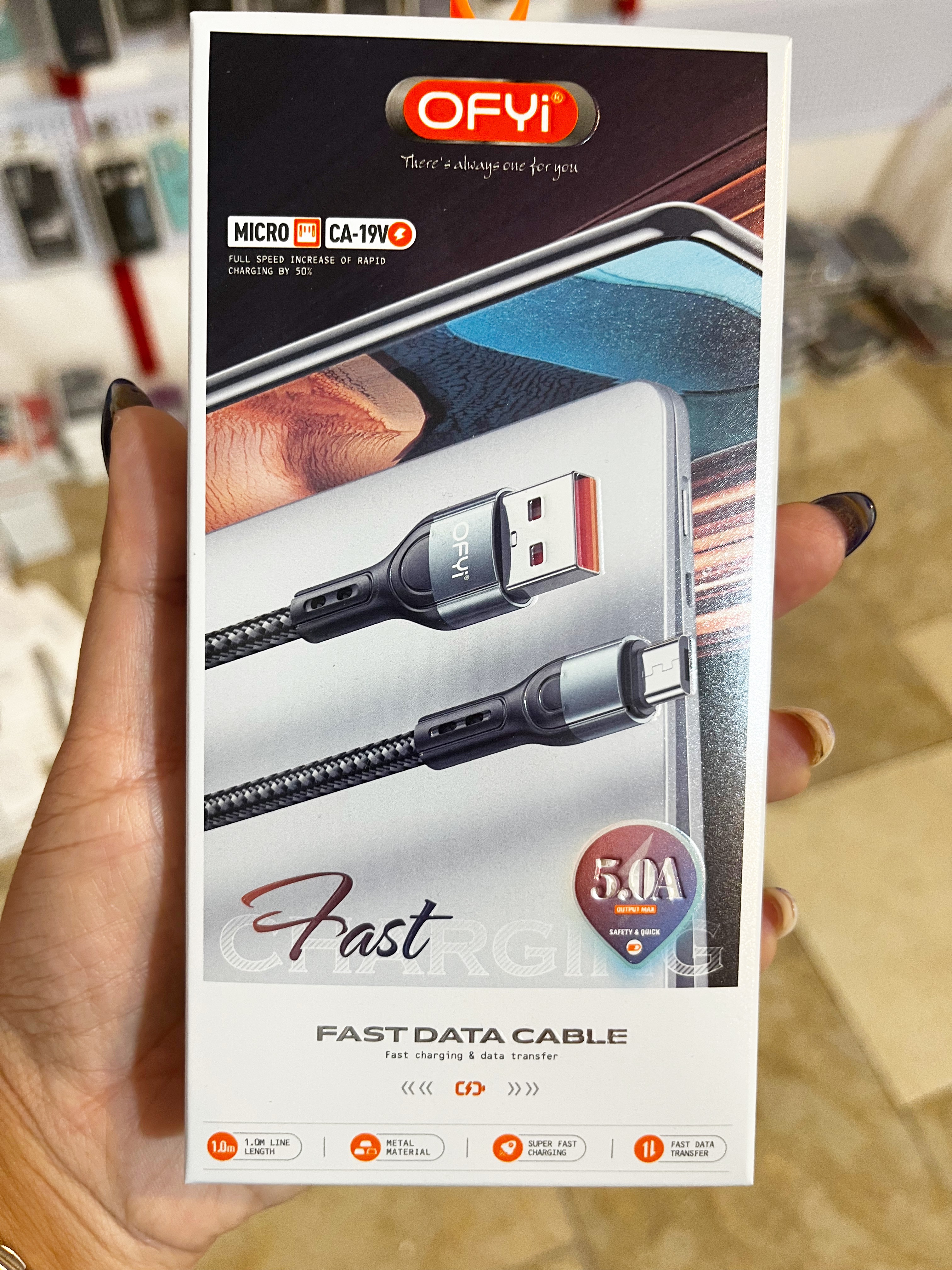 کابل شارژ انروید Ca19V